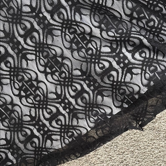 Black Sleeveless A-line Mini Dress - Picture 5 of 7